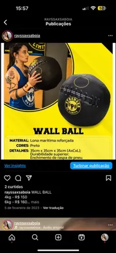 Wall Ball Be Stronger 