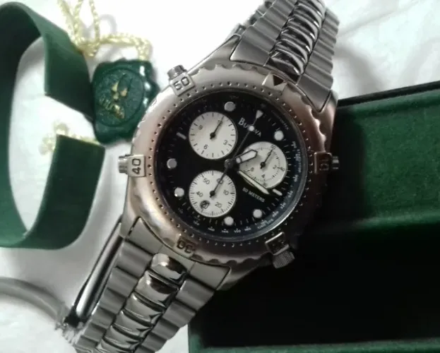 Relógio Bulova Cronógrafo - Excelente estado - Colecionador - Leia com atenção!