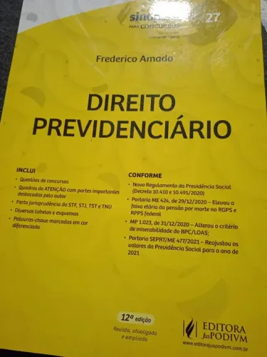 Direito Previdenciário, por Felipe Amado