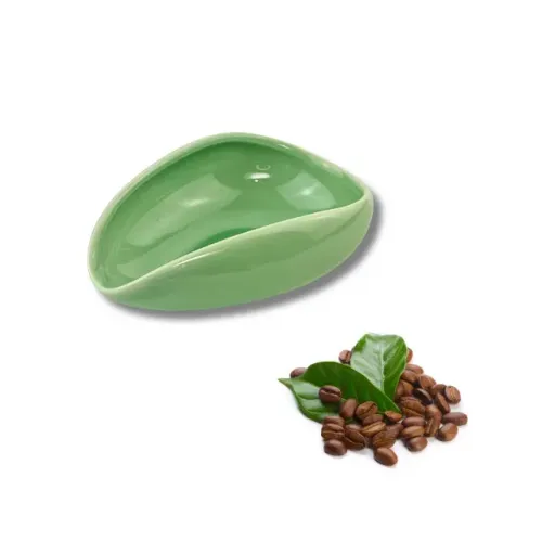 Dispenser Bandeja Dosador De Grãos de Café Porcelana Verde Claro