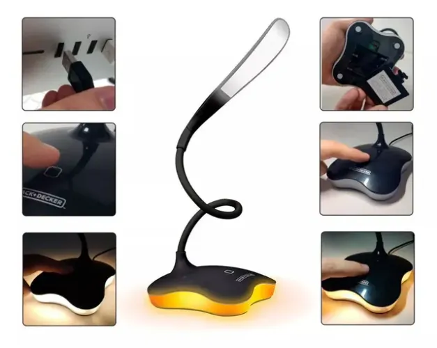 LUMINÁRIA DE MESA BLACK DECKER 