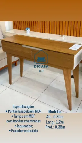 Aparador Portas Basculantes em MDF