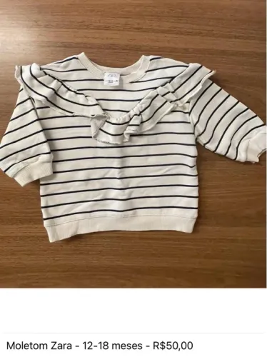 Moletom Zara kids - 12-18M