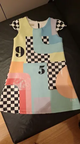 Vestido Infantil - Marca Um mais Um -Tamanho 4