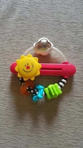 Lote de 2 Chocalhos e 1 Móbile 