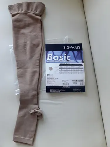 Meia elástica Sigvaris Basic - 7/8 - 30-40mmhg. 