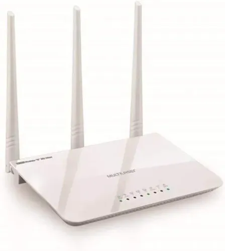 Roteador Três Antenas Branco Ipv6 300 Mbps - Multilaser - RE163V, Multilaser, Roteadores, 