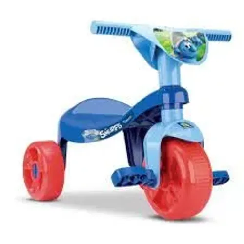 Triciclo Velocipe Smurf Menino 1020 Samba Toys