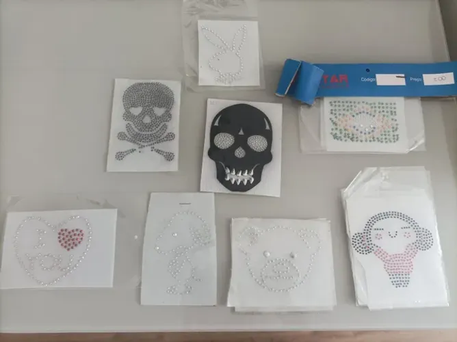 Estampas de Strass para Camisetas