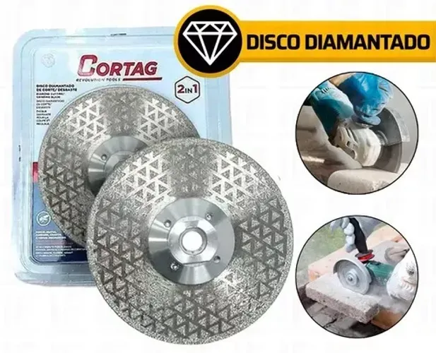 Disco De Corte Desbaste Diamantado 115mm M14 Cortag 62133