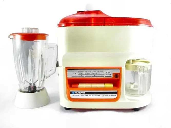 Juicer e liquidificador japonês Sanyo vintage 