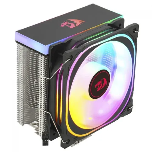 Air Cooler Redragon Thor 120mm Led Rainbow Intel/AMD LGA1200/1366|AM4 HeatPipe: 4 - WZetta