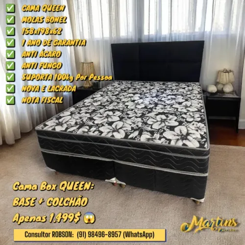 Cama Box Queen Molas Bonel 