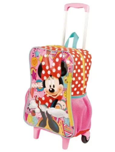 Mochila infantil com rodinhas Minnie NOVA