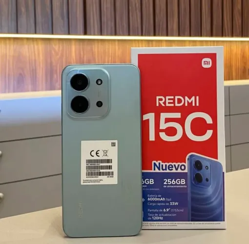 Versão de Entrada Xiaomi 15C - Laranja - Verde - 128Gb/4Ram 