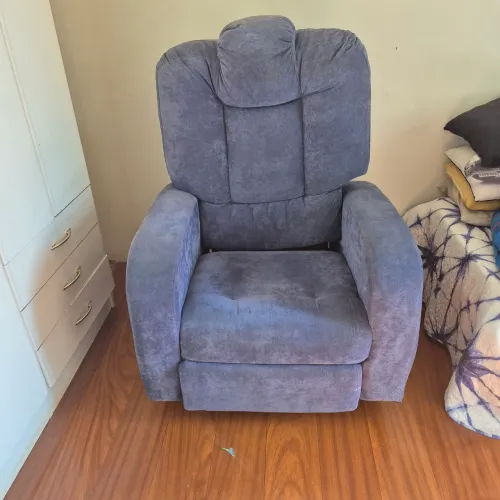 Poltrona Reclinável Confortável - Azul