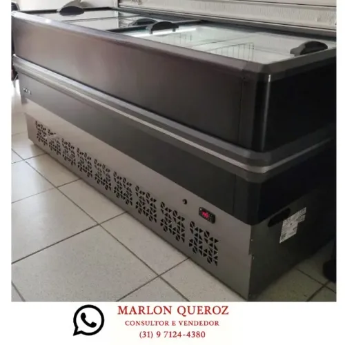 Ilha de Congelados 2M Preta Polar 127v