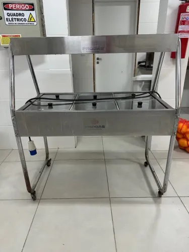 self service rampa para almoco buffet 9 cubas
