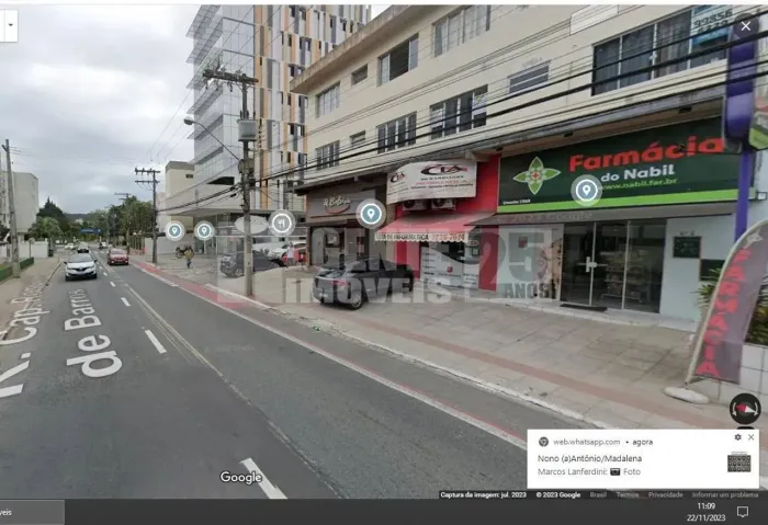 Sala comercial térrea frente rua com 47 m2