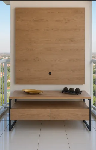 Rack com Painel robusto em MDF