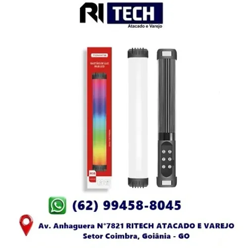 Mini Bastão De Luz Led Rgb Foto Recarregável Fotografia Video