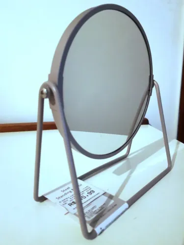 Espelho Duplo Daiso Japão Zoom 3x Extremamente Nítido Maquiagem Salão