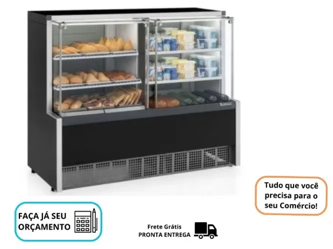 Balcão Refrigerado / Estufa Gelopar Novo 127/220V
