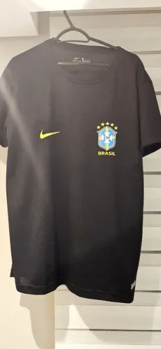 Camiseta Seleção Brasileira Preta Treino