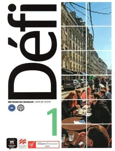 Curso Aliança Francesa Livro (apostila), caderno de exercícios Défi 1usado