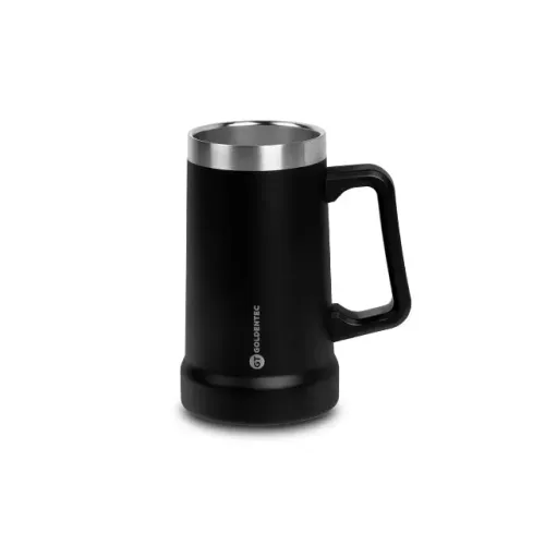 Caneca Térmica Goldentec Thermos Beer 730ml Preta - WZetta