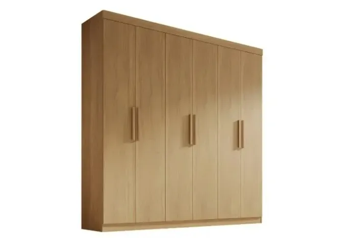  Guarda Roupa De Casal 6 Portas No Cinamimo