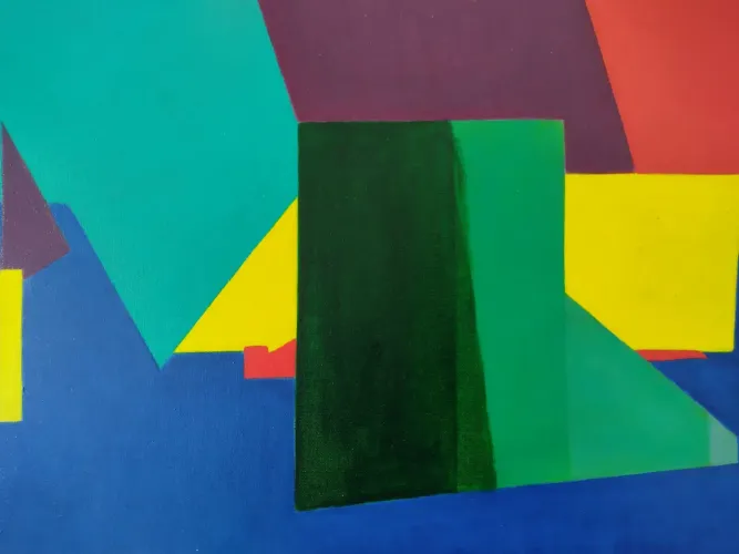 Acrílico sobre tela 30x40 cm abstrato 7