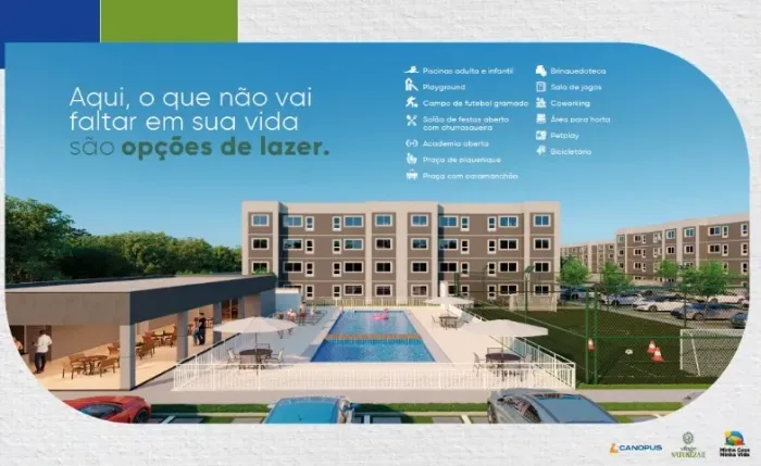 Condomínio Natureza II - Apartamento na planta