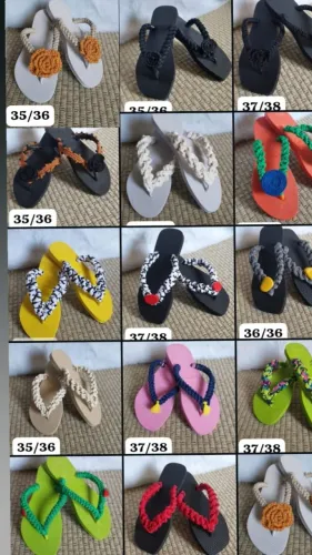 CHINELITOS HAVAIANAS BORDADOS!