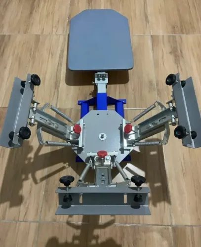 Vende-se Impressora Rotativa Carrossel 1 Berço 3 Garras Serigrafia