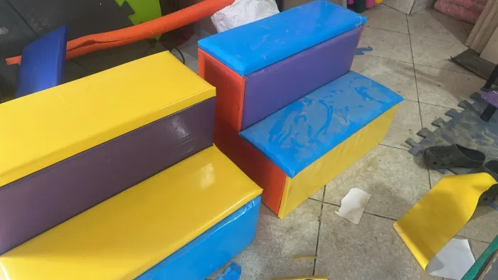 Escada de espuma para crianças