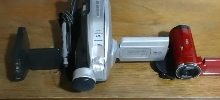 Lote de Câmeras e filmadora Detalhes