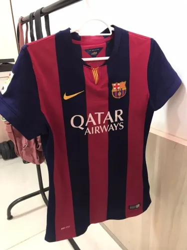 Camisa Barcelona Home 14/15 Feminina Original