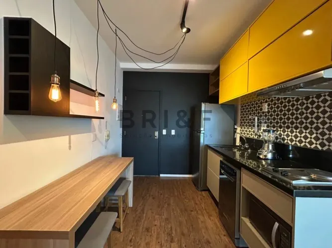 APARTAMENTO MOBILIADO PARA LOCAÇÃO EMOTION, 1 DORMITÓRIO, 1 VAGA, 41 M² - BROOKLIN - SÃO P