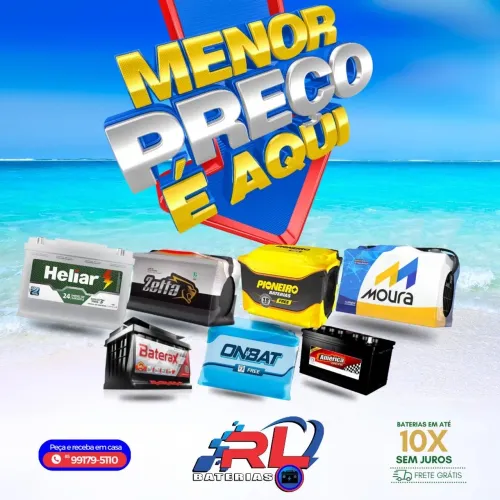 Baterias Automotivas - Menor Preço é Aqui!