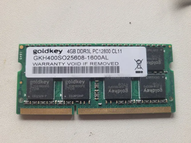 Memória RAM DDR3L 4GB Goldkey PC12800 CL11