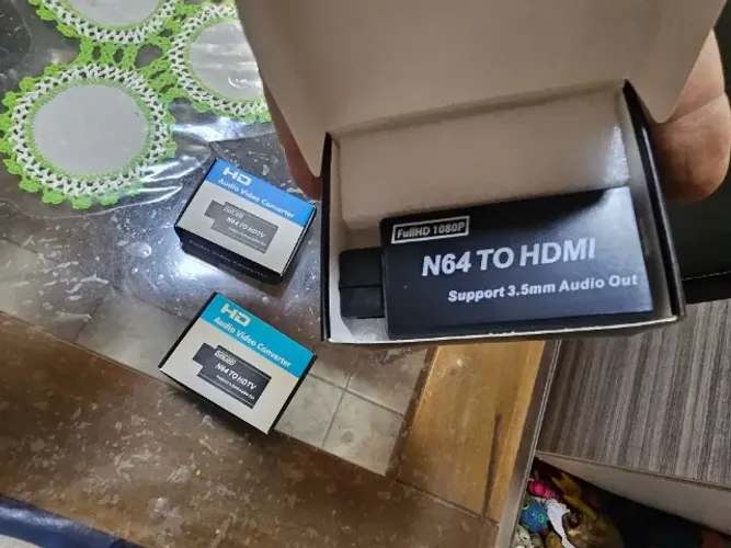 hdmi conversor para super nintendo e 64 novo melhore a imagem