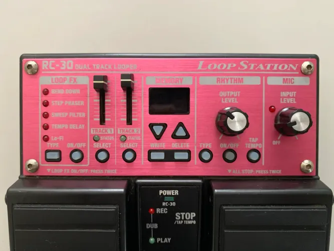 Pedal de efeito Boss RC Loop Station RC-30 v