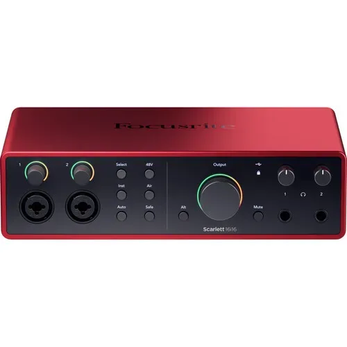 Focusrite Scarlett 16i16 USB C Audio MIDI Interface 4ª geração