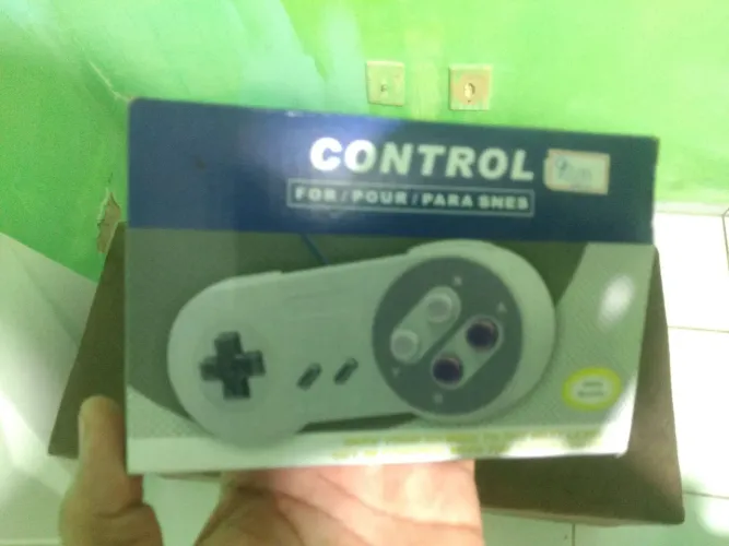 Controle Super Nintendo Novo