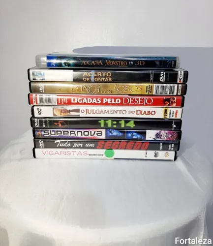 Coleção de DVDs diversos