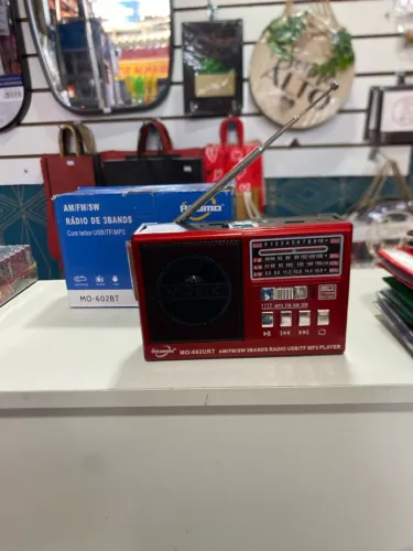 Rádio fm am rádio Bluetooth com pendrive 