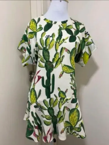 Vestido curto floriado farm