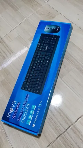 Teclado e mouse c/ fio - Entrega grátis em toda Manaus