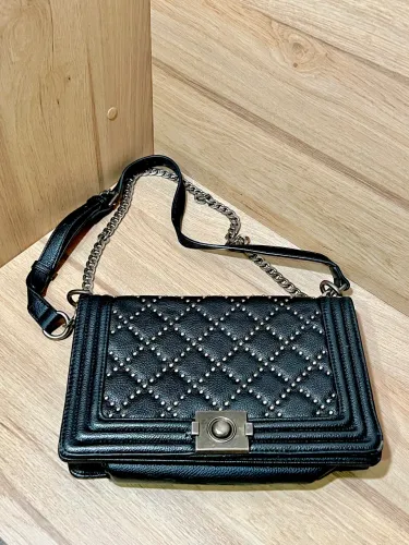 Bolsa Arezzo - Tiracolo Matelassê - Preta